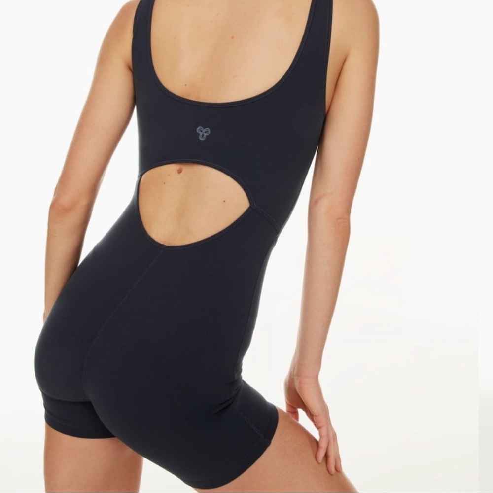 Aritzia TnAction Black Jumpsuit - medium (bump friendly!)